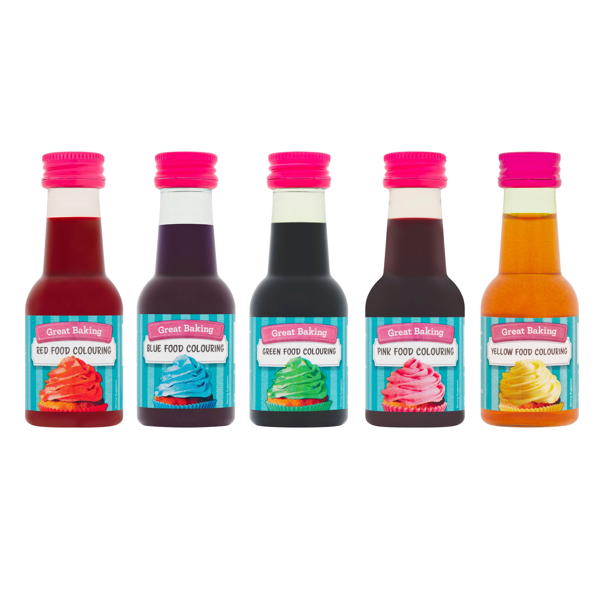 Liquid colours pack shot